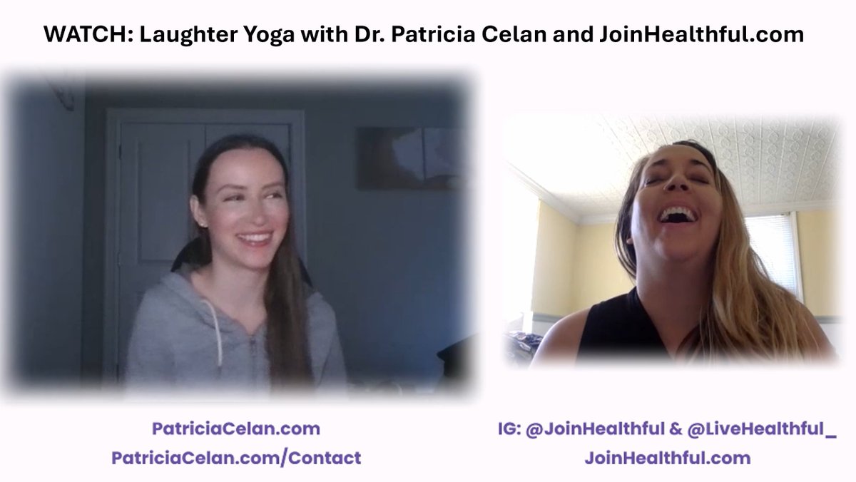 JoinHealthful's tweet photo. Have you ever heard of laughter yoga? We hadn't either, but everyone from Oprah to CNN have raved about it. Get your laughter on with a free exercise with Dr. Patricia Celan!

https://t.co/bCWBA1PaTE https://t.co/OxOla5iKGB