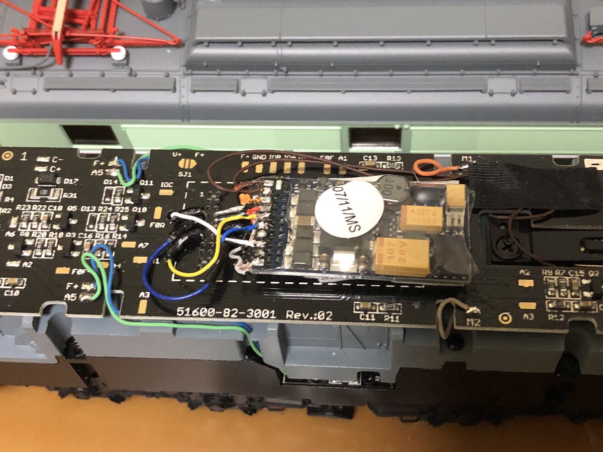 Aaaaannchan's tweet photo. サウンド書き込みできない #Loksound V5は諦めて、Loksound V4 に交換。 https://t.co/HGwDcUJgJN