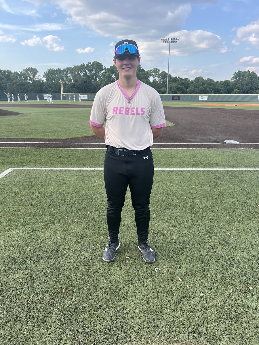FiveToolTexas's tweet photo. F: @WylieRebels 5, BBA Titans 4
PoG: @levi_scroggin 2-2, RBI, R, BB https://t.co/1mrMaqddnu