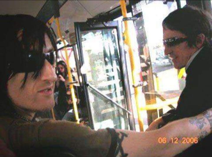 Izzy Stradlin e Richard Fortus.