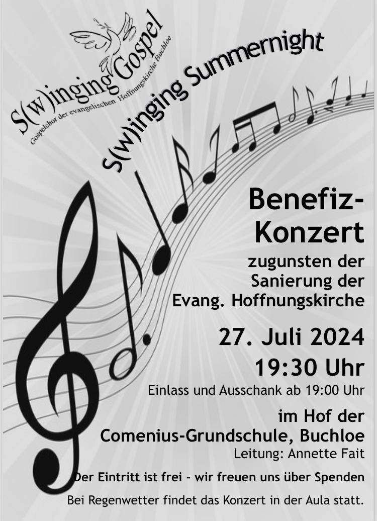 BuCHLOEs's tweet photo. Benefizkonzert des S(w)inging Gospel Chores in #Buchloe am kommenden Samstag https://t.co/XfMud3kh5f