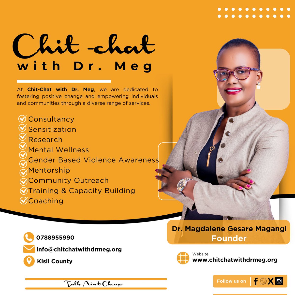 GesareMagdalene's tweet photo. We are now on X as @chitchatmeg .. follow my page and let's grow together on matters GBV and Mental Wellness. https://t.co/ol4wDvN4dC