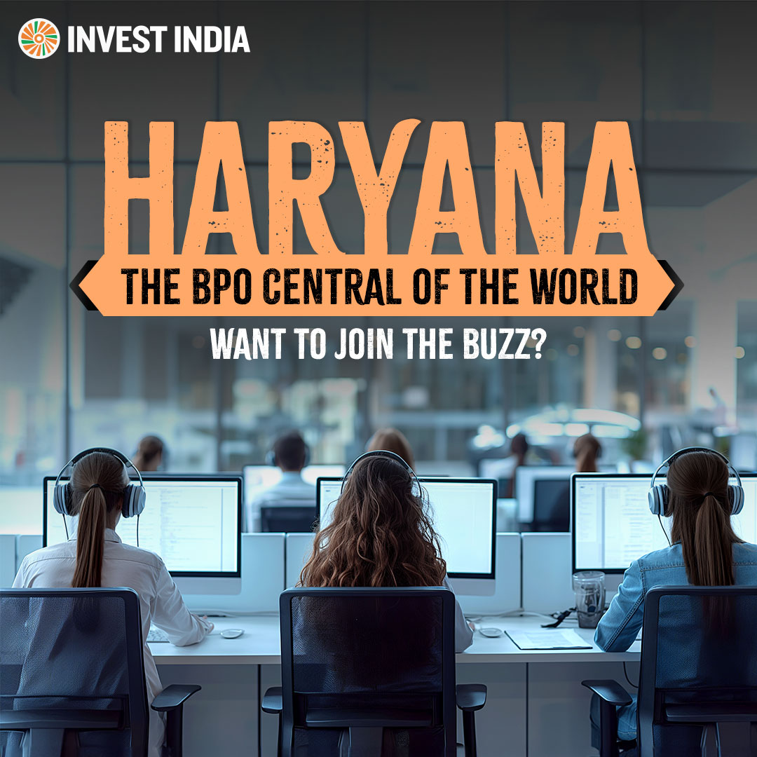 investindia's tweet photo. With the highest concentration of #BPO workforce in the world in #Gurugram, innovation meets opportunity in #Haryana with a promise of growth.ππ»
Be a part of the next big wave in the #BPOSector. Discover more: https://t.co/2c7VPgEgfL
#InvestInIndia https://t.co/tMET3pKpbF