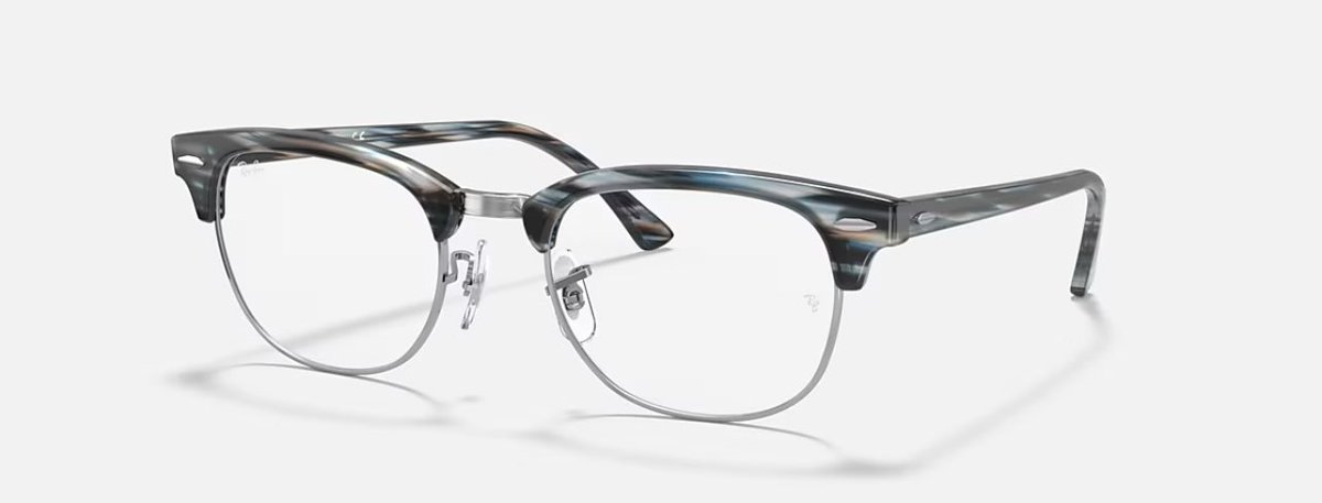 postmanmasashi's tweet photo. 仕事で使うメガネ、次はこのRay-Banのクラブマスターにしようかなって思ってるんやけど、どっちの色がいいか迷い中～🤔💭

どっちが似合いそう？😂

#RayBan
#レイバン
#メガネ
#clubmaster
#クラブマスター
#ダークハバナ
#ポリッシュブルー
#どっちが似合いそう
#コメントお待ちしております https://t.co/uj6Sq3p01P