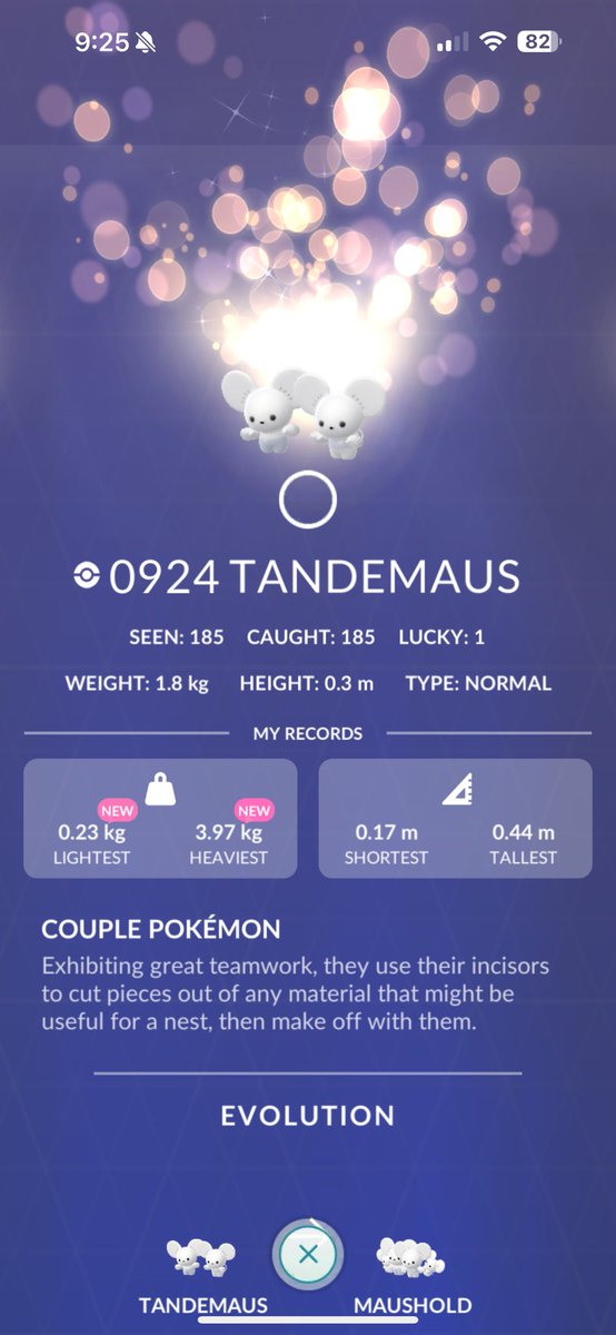 JBLadera74's tweet photo. @vermillionzac0 185 caught…. 53 Evolved…. 2 Hundos…. 0 Party of 3 https://t.co/Tim1zMRxAE