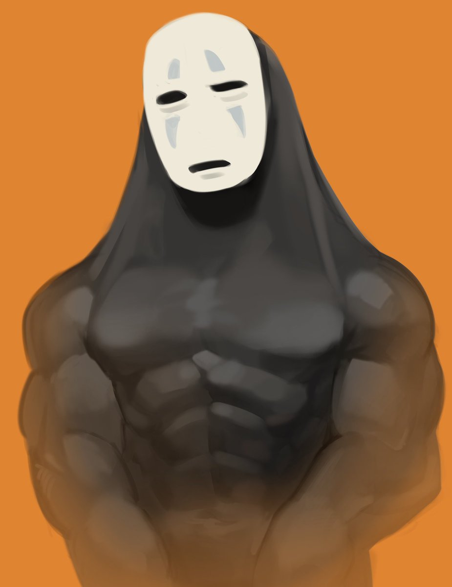 1kogito1's tweet photo. No-Face from Spirited Away https://t.co/ndU4Uatyjf