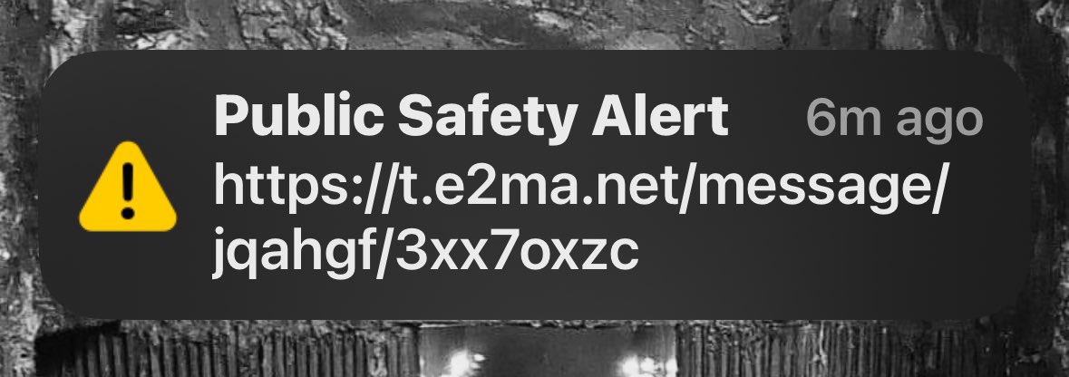 Who else got this?

#PublicSafety #alert
