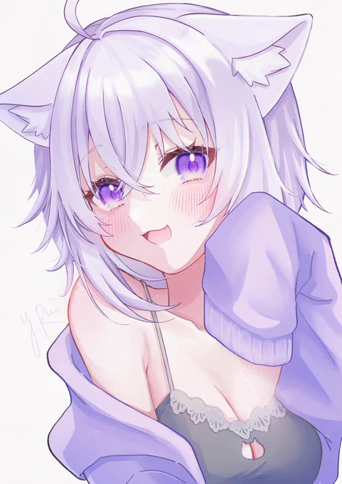 おにゃにゃの…えっち……#絵かゆ 