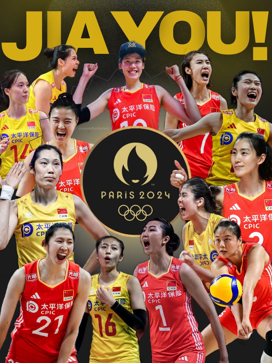 seanfedorov_'s tweet photo. almost a week to go before #Paris2024!
🇨🇳the chinese women's volleyball team eyes to bring back its glory in this olympics once again after suffering an early exit in tokyo 2021.
keep the passion burning! all the best, chnwvt!❤️🔥✨
#jiayou https://t.co/NchOCMmlk5