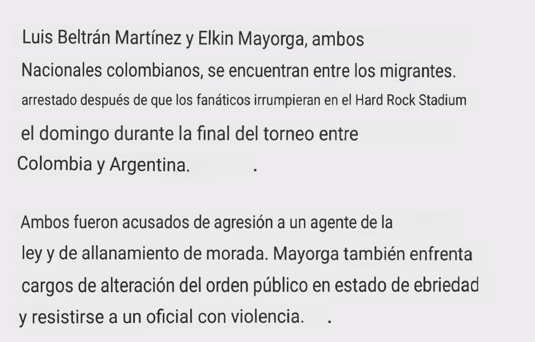 Euroamericas's tweet photo. @llanos177 Puede que tengas razón pero en la acusación que está en el segundo tweet no dice nada de terrorismo. Dice allanamiento de morada, lo cual es cierto, agresión a oficial de seguridad, cierto, y desorden público por estado de embriaguez. Así que parecen correctos los cargos. https://t.co/Nko43awbQz