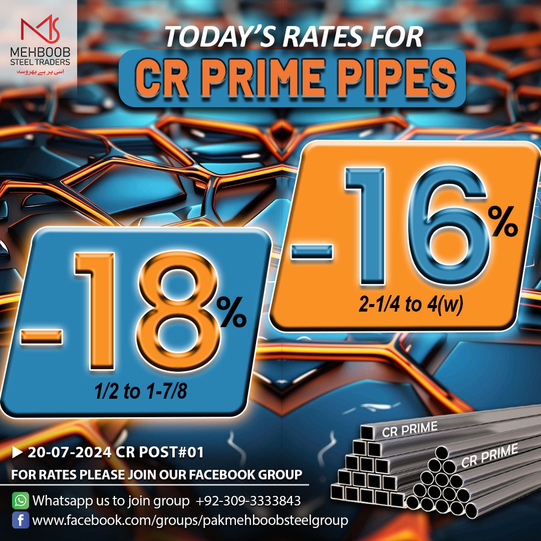MehboobSteel's tweet photo. HR (Hot Rolled), SS (Stainless Steel) &amp; CR (Cold Rolled) Pipes
 #steelpipes #steel #pipes #steelpipe #stainlesssteel https://t.co/ZTClrnJwkM