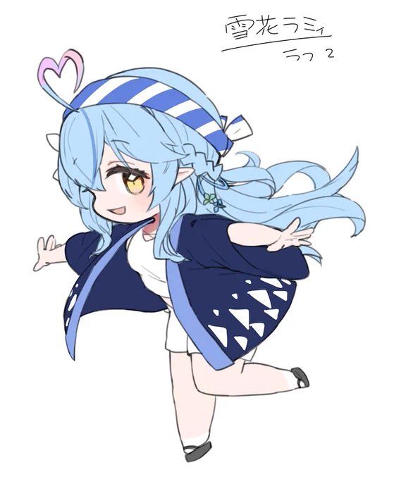 これは使わなかったラミィさんのラフ案#LamyArt#ねぽらぼファンミ2024 