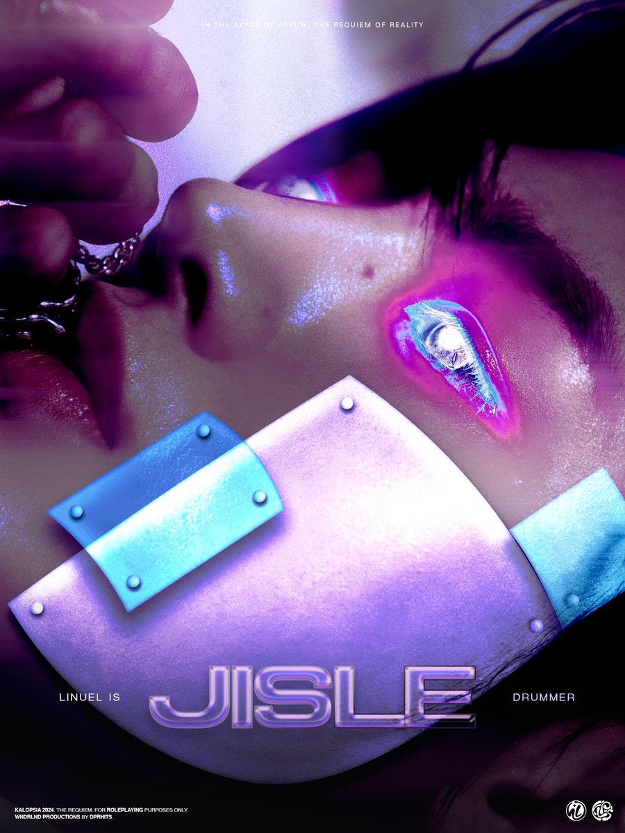 ㅤ
ㅤ
❪   𝓣he 𝓡equiem   ❫  
KALOPSIA : The Rebrand

Member Teaser Poster
✦  JISLE.⠀   is   LINUEL
DRUMMER

#KALOPSIA 
#JISLE #LINUEL
#THE_REQUIEM
ㅤ
ㅤ