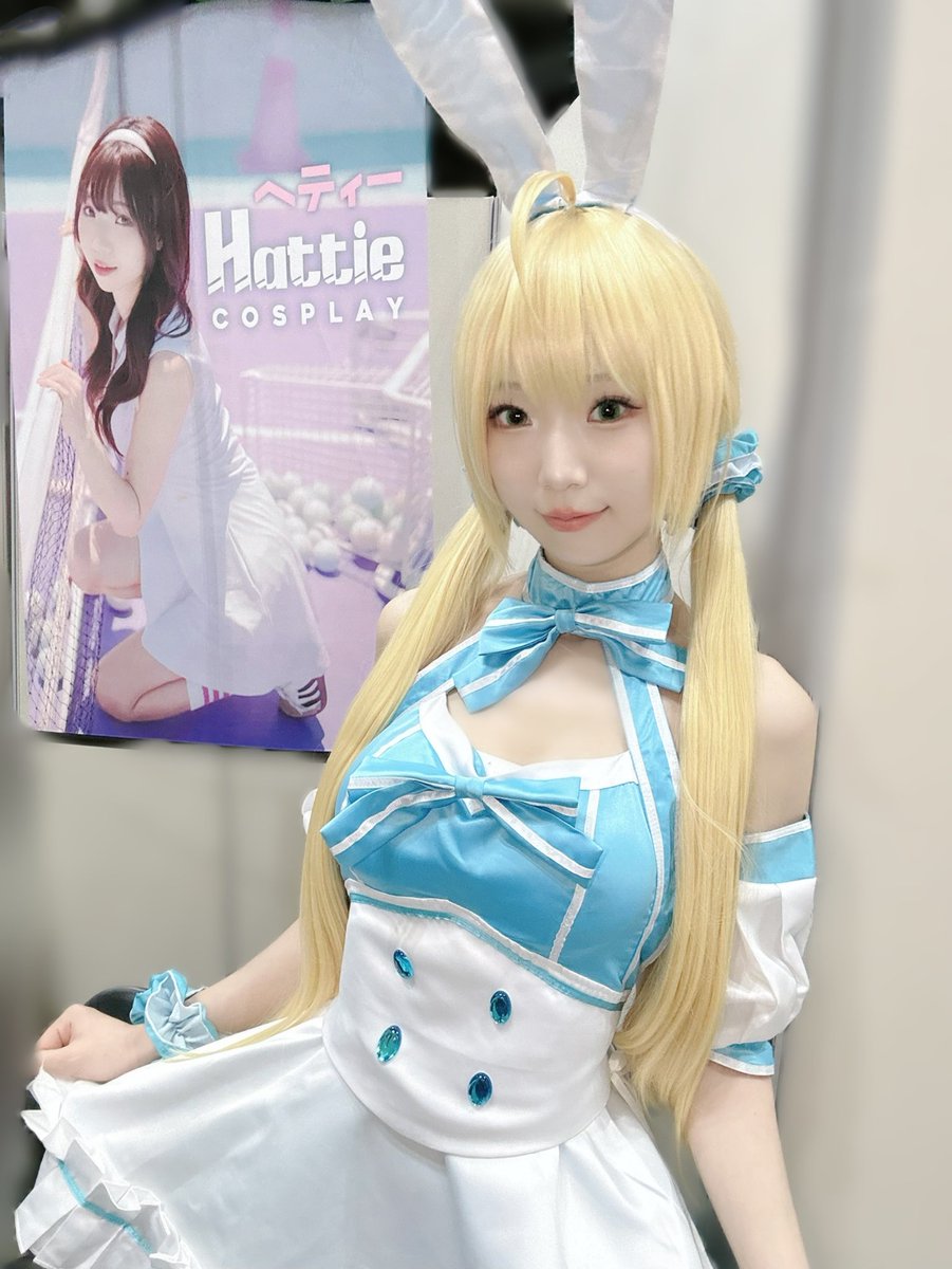 hattie_cos's tweet photo. #FGO 

アルトリアキャスター(バーサーカー)🩵

In Seoul Comic✨ https://t.co/YULrPGeTms