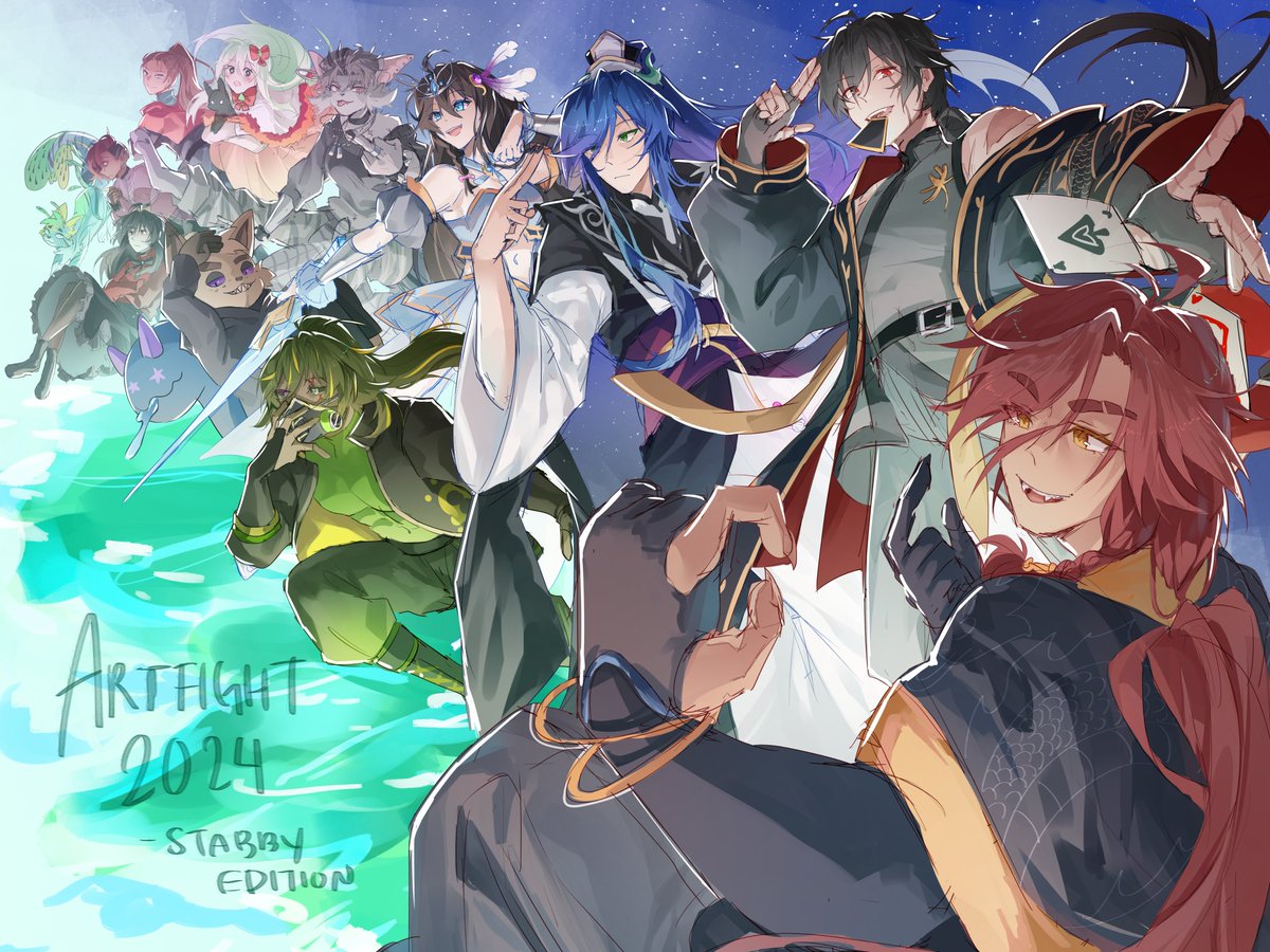 mass attack for my friend group server! from right to left:

<a href="/Hentaishi/">Ishi/Charlie || DM for commission info!</a> (me) <a href="/acelaena_art/">Acelaena • JingRenHeng era • Anime Expo K28</a> <a href="/WOFWalker/">woffles @ AP A25</a> <a href="/PXadon/">PyraXadon💎🪶</a> <a href="/dcassom/">dcas ✨ COMMISSIONS OPEN</a> <a href="/DadjokeNess/">♠️ Dadjoke Ness ♠️</a> <a href="/posebean/">posebean | pikachu extraordinaire</a> <a href="/piinkseelie/">kimmy</a> <a href="/CrystalDreemure/">Crystal</a> <a href="/flare281/">Flare's Special Interests</a> @carcinoglitter