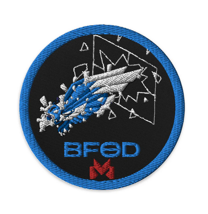 usetraceix's tweet photo. Babe, wake up!! 

Blue Falcon of Death patch just dropped.

https://t.co/hlbGuhbbgq