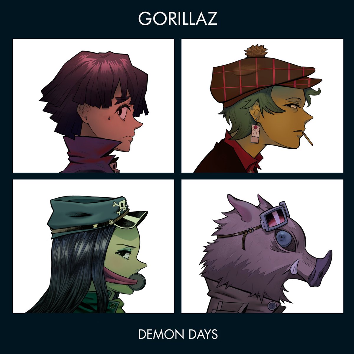 5mhmyhead's tweet photo. #DemonSlayer  (I know im reusing the same parody shh) https://t.co/hhJ2tlc22M
