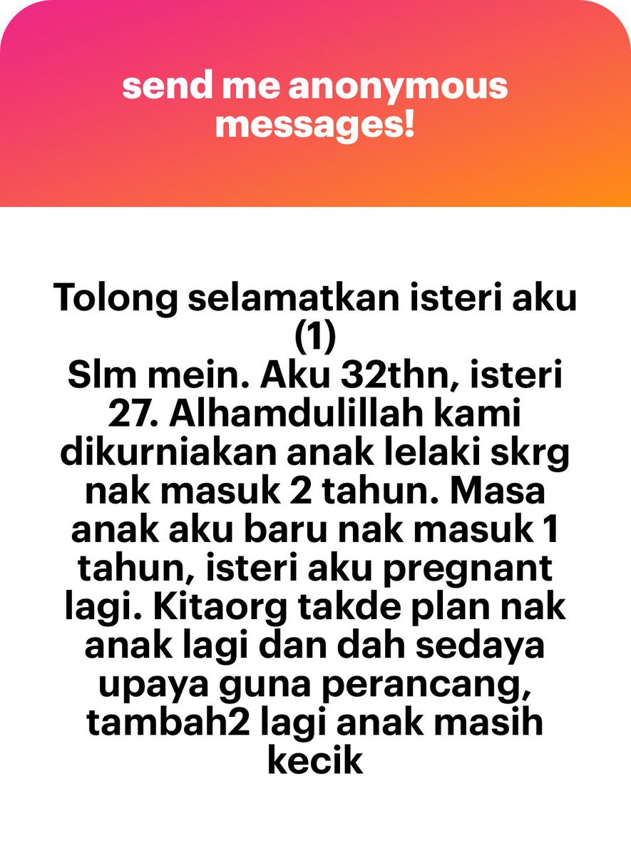 meinmokhtar's tweet photo. Sedih baca. Hm. Ada boleh tolong? https://t.co/fbT28wFSb2