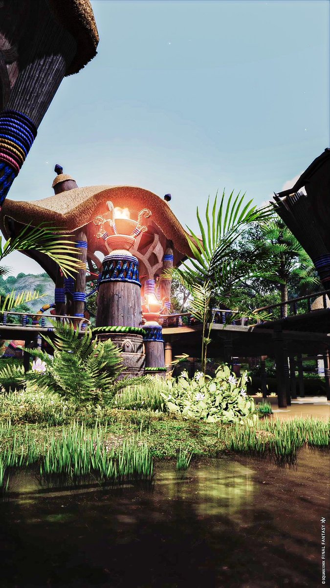 okura_ffss's tweet photo. オック・ハヌの下から見上げた景色もよい🌿

#FF14風景 #新たなる冒険 https://t.co/pe9og3XRF5