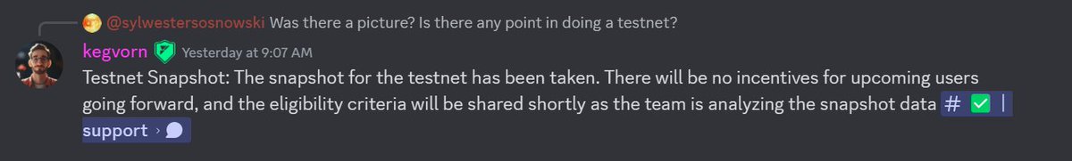 CryptoCatTelugu's tweet photo. Fuel Network Testnet Snapshot has been Announced🪂🪂🪂

IF you followed my guide and done the transactions, Then congratulations ,you're Elligilbe

I posted a detailed video thread about fuel and as i said its incentivized 

Follow me for more detailed threads about airdrops