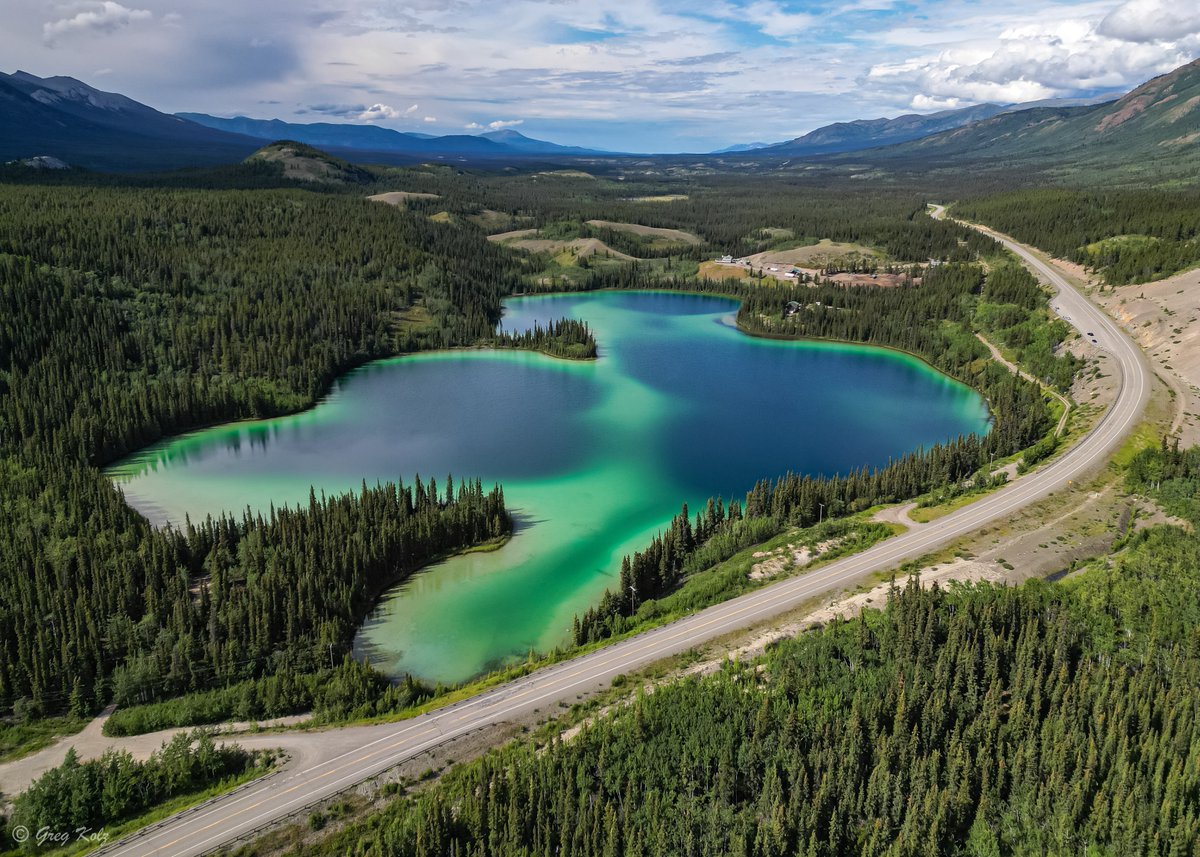 Emerald Lake, Yukon. #TravelYukon #Yukon #Canada