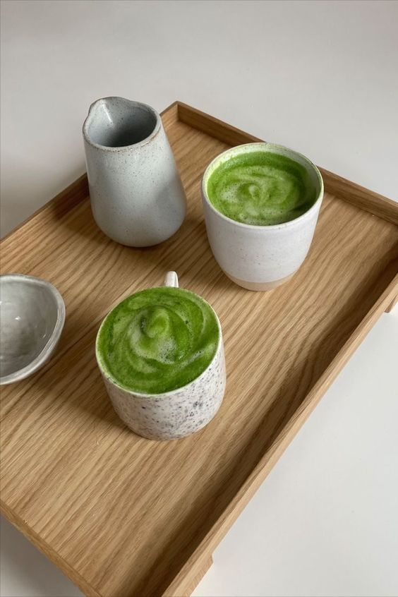one matcha latte, please