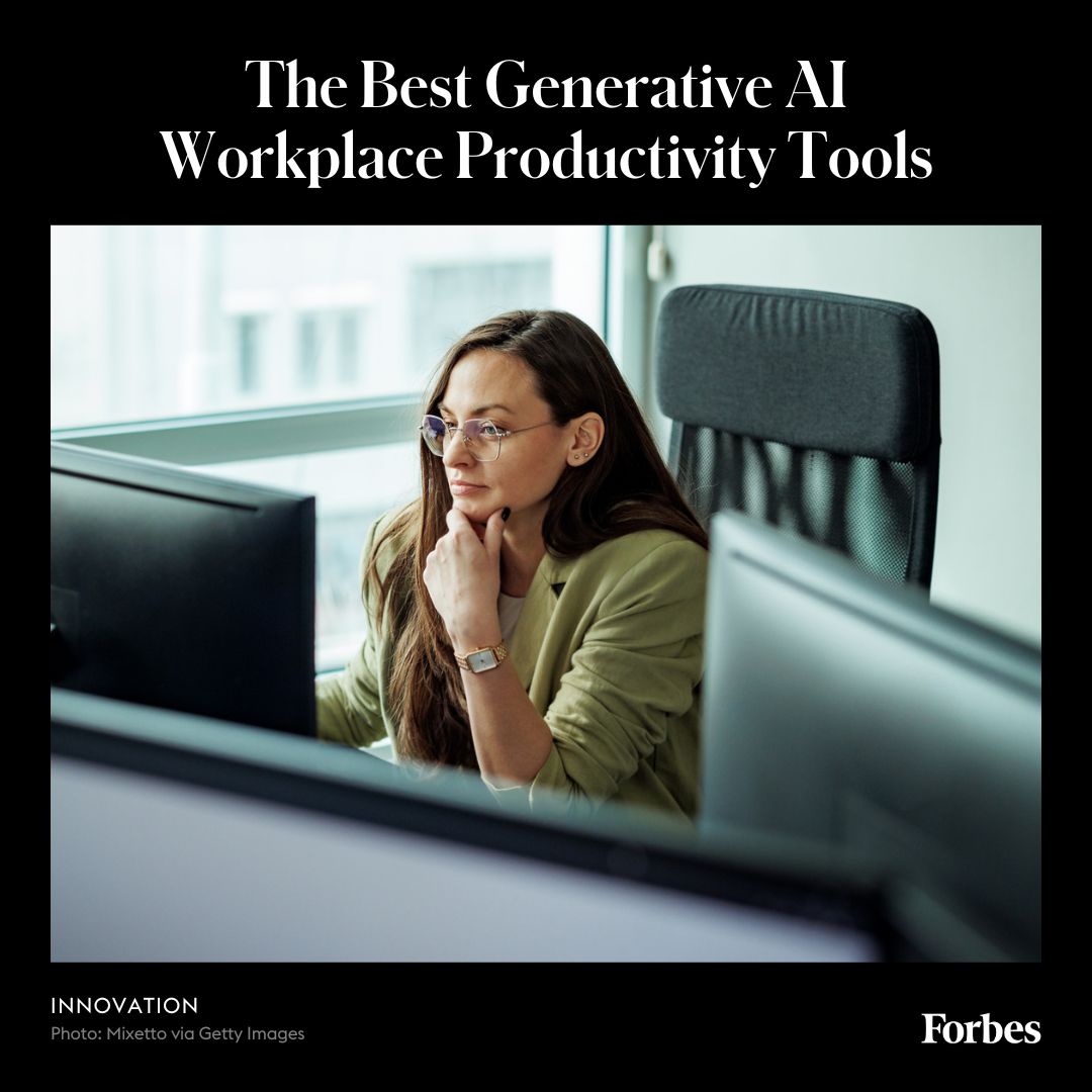 Forbes's tweet photo. Want more time to focus on rewarding and creative tasks at work? These AI tools are here to help.
https://t.co/VkurAyVWWr https://t.co/4pZ5ApfUqI