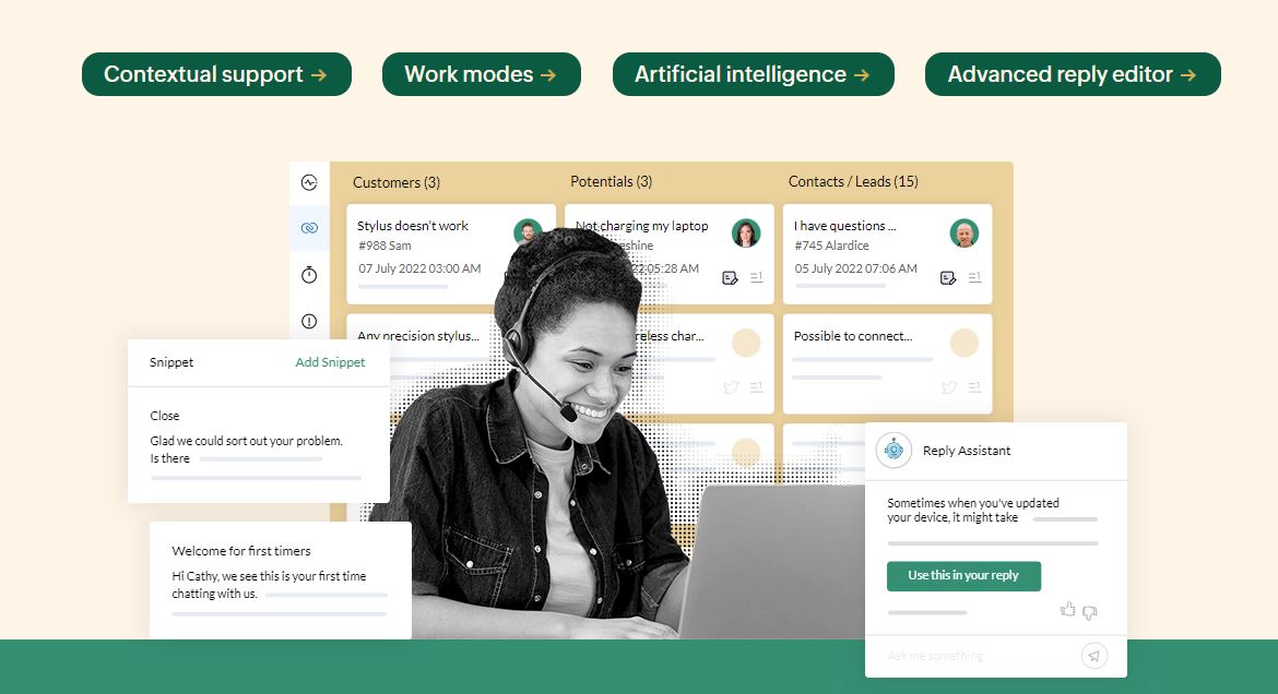 charlesi3C's tweet photo. Transform your customer support with Zoho Desk's Context-Aware Help Desk! 🌟✨ Empower your agents with the right information at their fingertips for faster, more effective resolutions 🚀🤝 Click link to start https://t.co/PyaDdkwaQK #CustomerSupport #ContextAware #HappyCustomers https://t.co/KLN5US6tA7