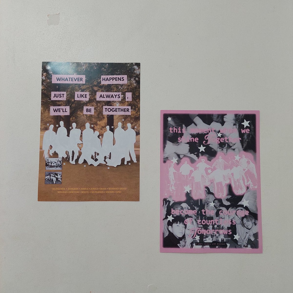 🎀 ㅡ SVT Carat's Fairytale Collection
by The NIJI Club

A4 Posters ₱50
▪︎ Headliner
▪︎ Smile Flower 

ONHAND
• PAYO
• j&amp;t direct

reply / dm to claim !

⋆˙seventeen carat fanmade merch ph wts lfb ot13 anik anik