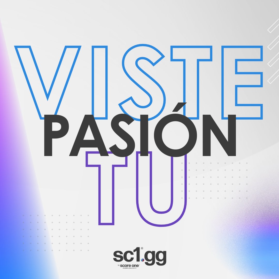 Viste tu pasión, viste tu jersey personalizado con Score One 🎨👕 
Haz tu pedido en línea.  ¡Contáctanos y te cotizamos! linktr.ee/sc1mx
.
.
.
#PlayDifferent 🎮 #BeDifferent 🏆 #ThinkDifferent 🧠 #SC1 👕#uniformespersonalizados #jerseys #customjerseys #esportsjersey