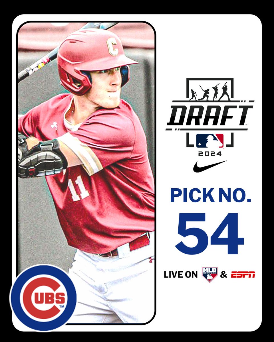jimcallisMLB's tweet image. 2nd-rder Cole Mathis signs w/@Cubs for $1,681,200 (full slot 54 value). @CofCBaseball 3B/1B, program's best prospect since Brett Gardner. Effortless righty swing, chance to hit for average &amp;amp; power, also a two-way guy in college with nice downer curve &amp;amp; low-90s fastball. @MLBDraft