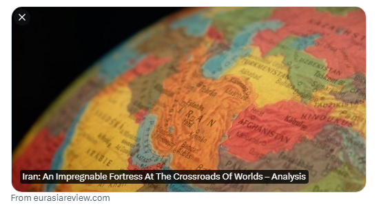 FoaadHaghighi's tweet image. Iran: An Impregnable Fortress At The Crossroads Of Worlds – Analysis 
“The essence of my speech today,” Khamenei said, “first represents Iranian magnificence; second, the sovereignty of the Islamic Republic; third, the #invincibility  of the Iranian nation.” Khamenei emphasized
