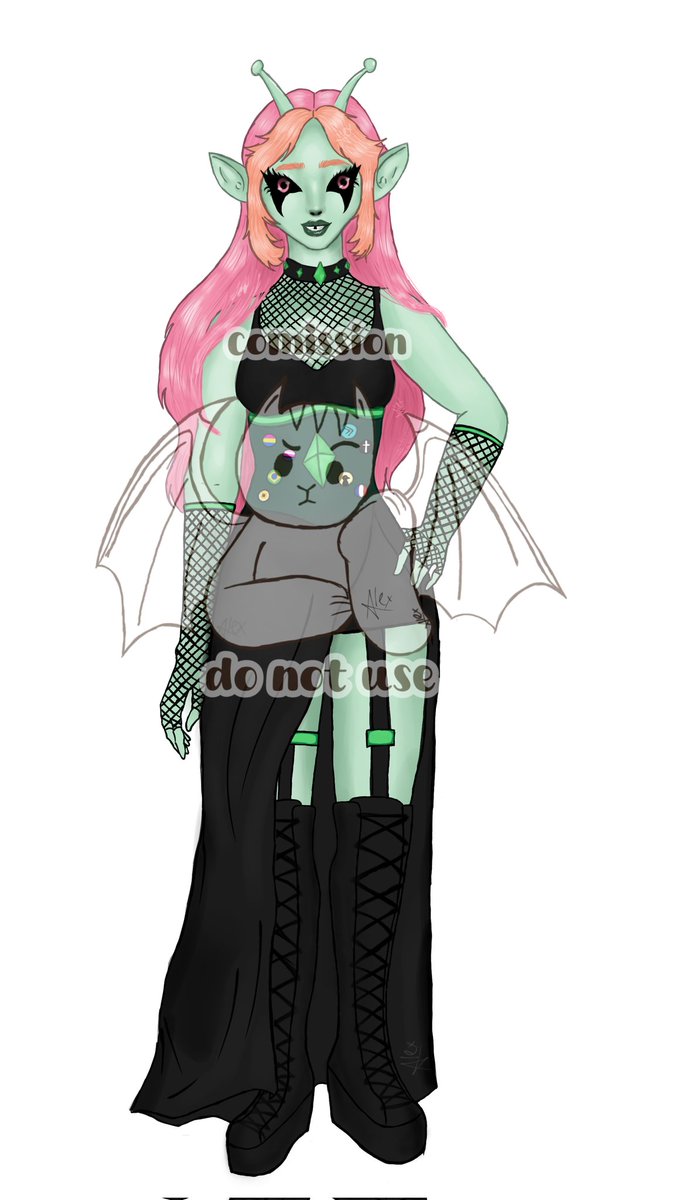 diodivo's tweet photo. mais uma comission muito divertida, foi um prazer desenhar uma personagem tão original e com tanta personalidade 🤍🤍 https://t.co/cwlbGQUBqT