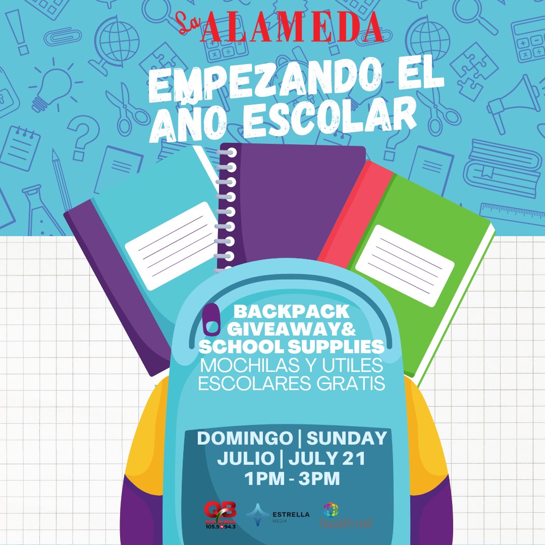 Join us on July 21st at Plaza La Alameda for a Back-to-School event.  Get your teeth ready for school too by stopping by to see our partners at Smile, California who will be providing free dental fluoride treatments at our station!   #BacktoSchool #DentalHealth #LocalEngagement