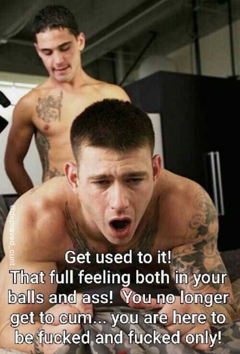 Mates, let's face it, nature didn't create us to think, so some of us need simple &amp; clear words: We #fags must get used 2 the feeling that our holes &amp; balls r full.
We never (or almost never) squirt &amp; were created as #cocksleeves. B happy about it &amp; 🔁 if u got it! #fagology