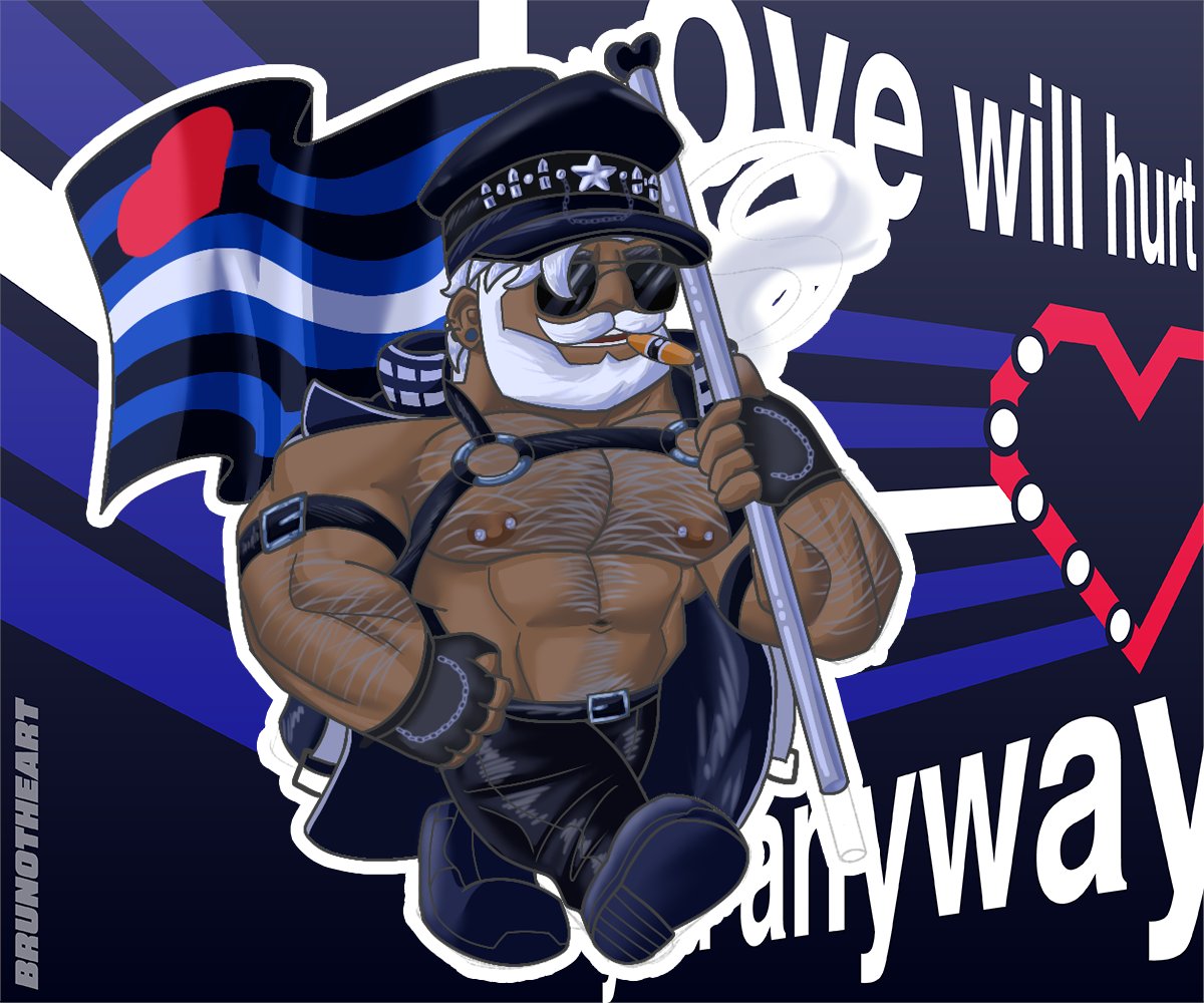 brunotheart's tweet photo. Day 7 - Leather Pride/BDSM 🖤❤️💙🤍💙🖤

Nothing else to say. Just Leather Dad Bruno. He loves anyone who's willing to obey all his orders. 🖤⛓️ https://t.co/dljC7rarco