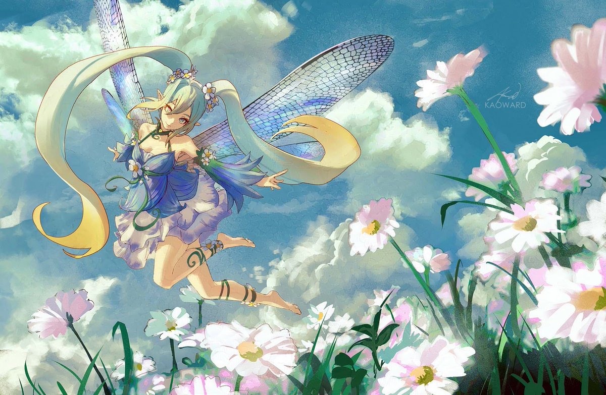 kaowardo's tweet photo. Fairy Miku! 🧚‍♀️ https://t.co/HMzMOBu03c