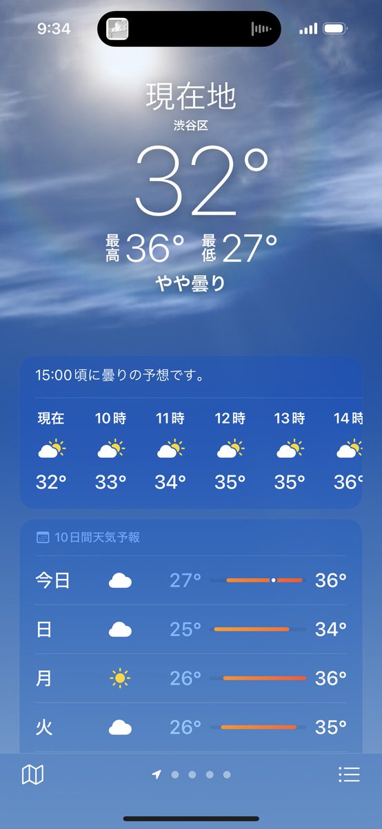 暑すぎる🥵