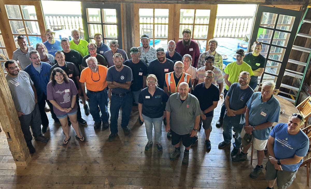 VermontRWA's tweet photo. Just some  of the #waterprofessionals that we appreciated today. Thank you to our sponsors Simon Operation Services and Laramie Water Resources! https://t.co/2U9wRJzUs2