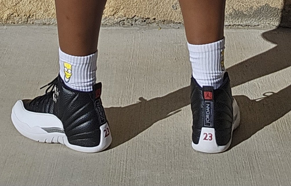 SolefulThreads_'s tweet photo. Playoffs today. Rock the Bart edition socks from @DownhillSocks https://t.co/RGDGAdGqcF