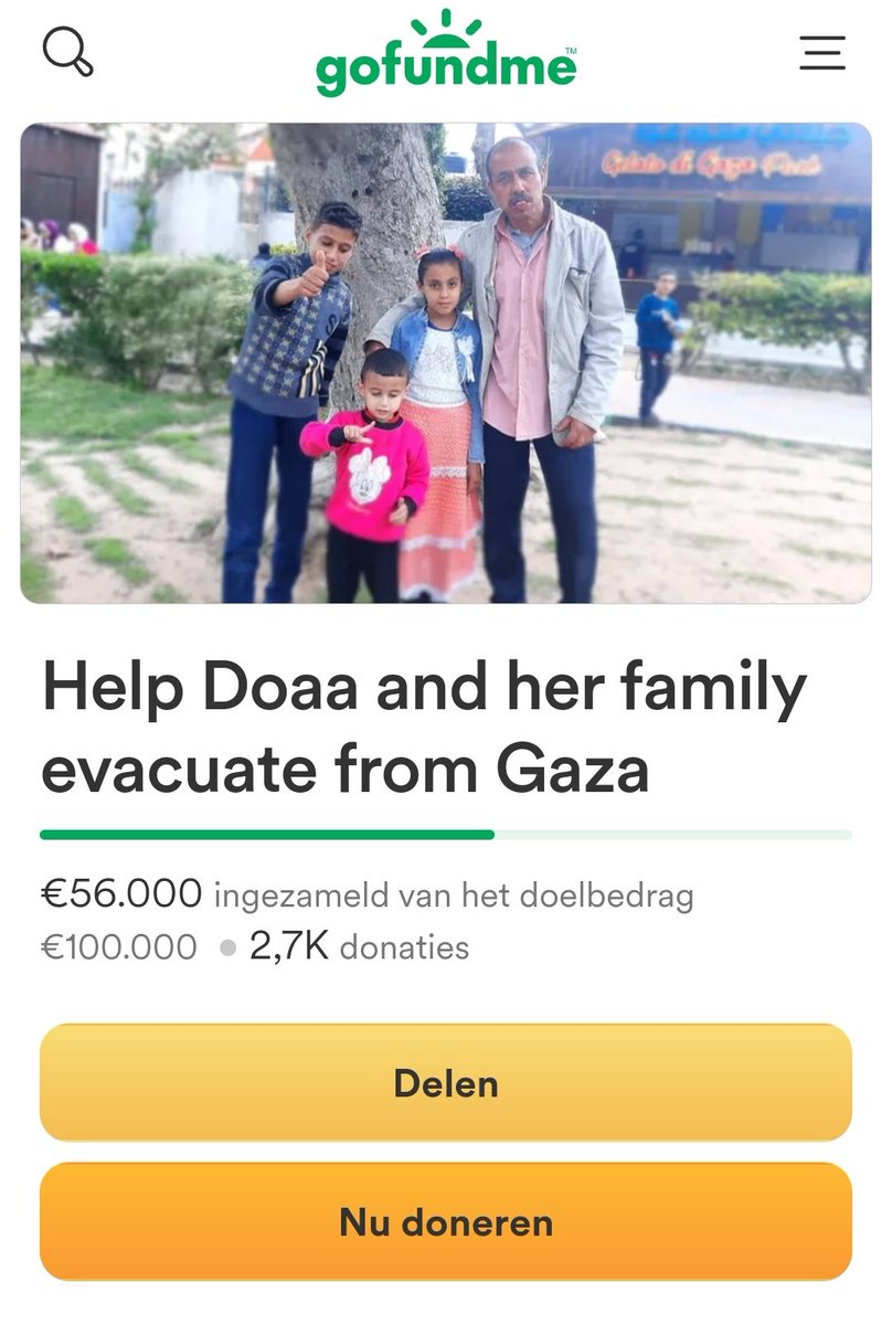Arsurapadd's tweet photo. Good job ARMYs! Doaa's GFM finally reached €56k last night🥳

Let's help her reach the next goal of €57k. Please continue share and donate 💪💜
🔗https://t.co/ZoPq1XOfMf https://t.co/bb4ogghfT0