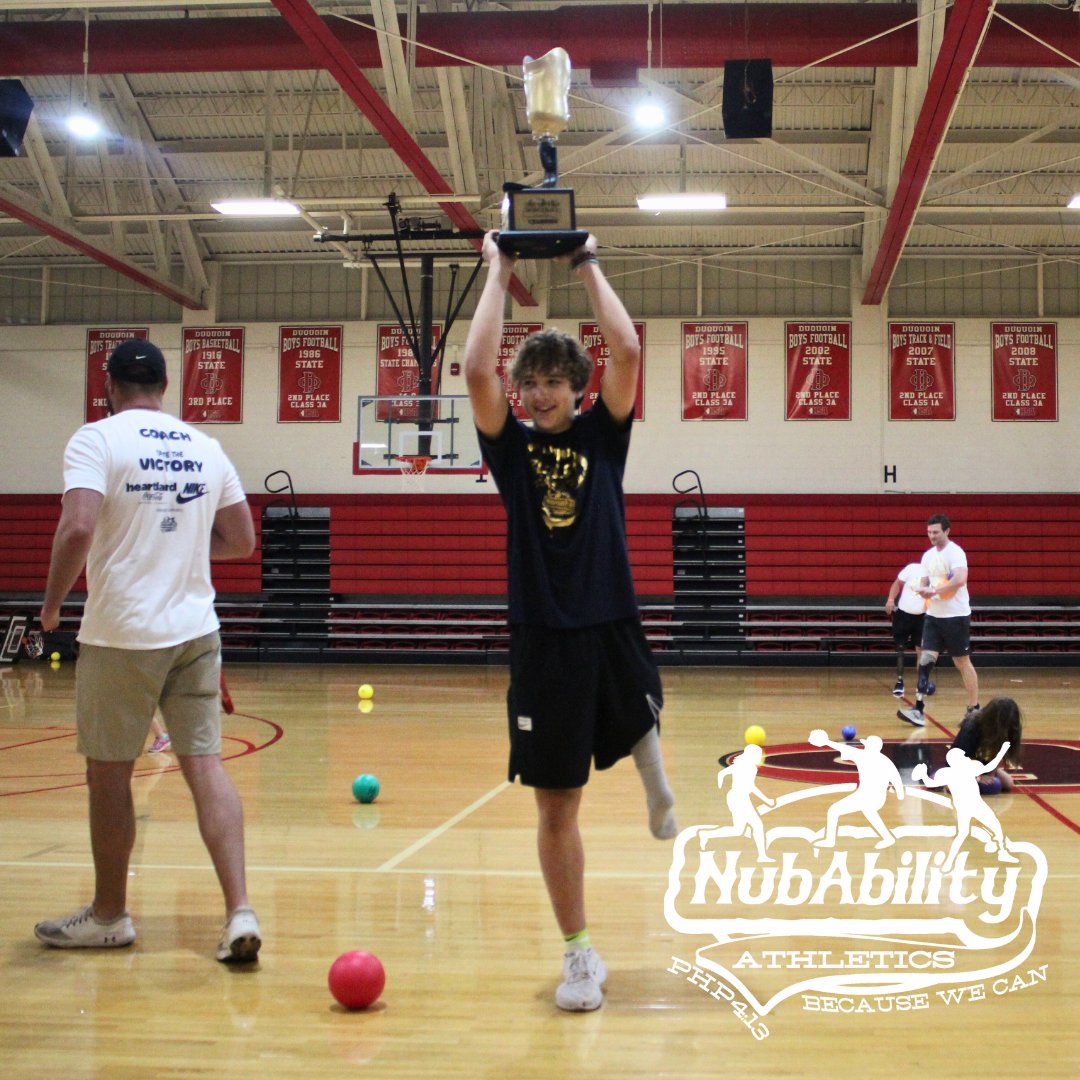 NubAbility's tweet photo. We're closing out our look at day two of #NubCamp2024 with two of our favorite events - Dodge Ball and Shoe Tying.
#DONTNEED2!
#adaptive #GoldbloodedChampion #sports #Athletics #limbdifferent https://t.co/gdPtf4FEvt