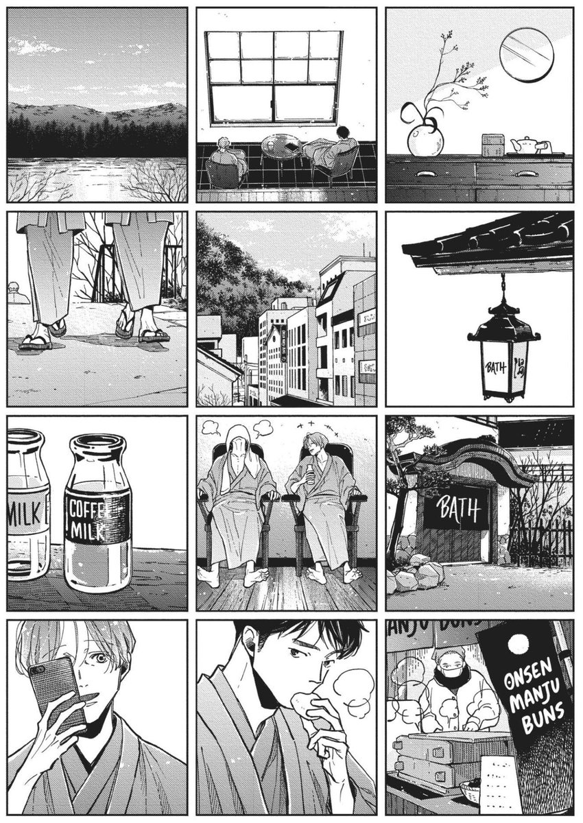 fangurlbehavior's tweet photo. As someone who grew up with Christmas being full of obligation, religion, and family drama I think I will never recover from how romantic Christmas is in #manga and #asiandrama. Pictured below, Christmas at the Onsen in #OldFashionedCupcakeWithCappuccino by Sagan Sagan. https://t.co/MoPhwD0nb9