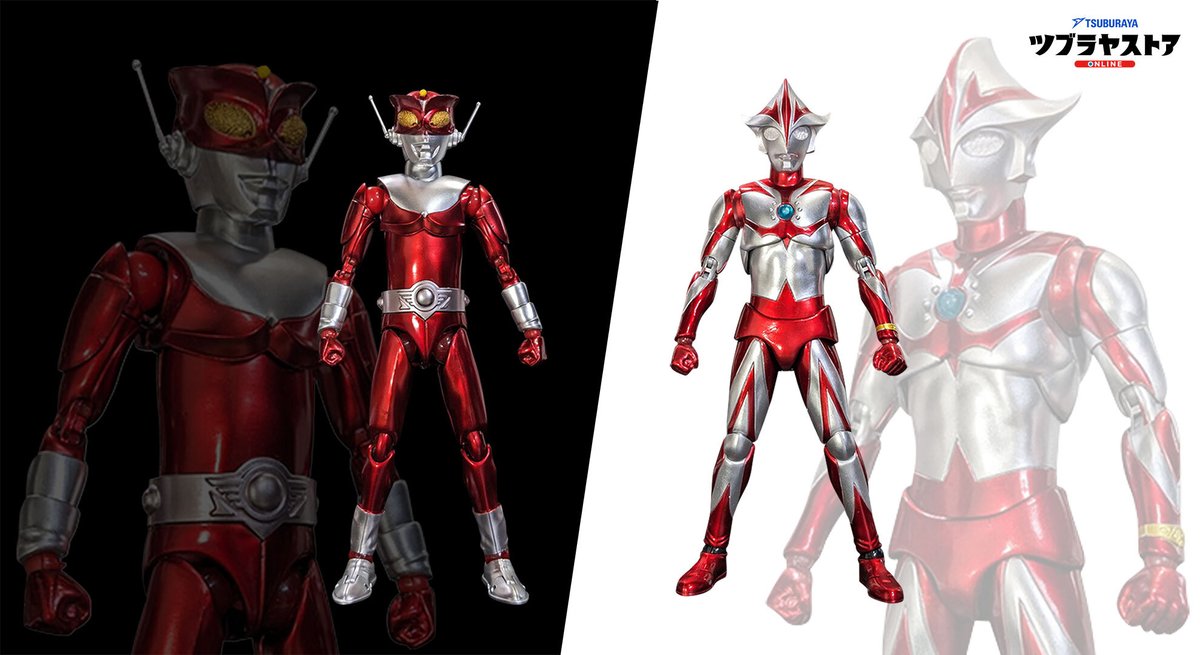 レッドマンとメロス「HERO ACTION FIGURE メタリックカラーVer