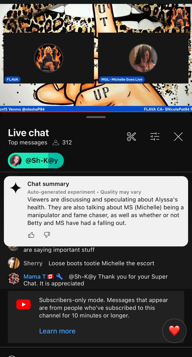 BBBb593843's tweet photo. @TeamYouTube @YouTube @TeamYouTube

@YouTube
We’ve reported via the report button. She 
(MGL-Michelle Goes Live)  was terminated for bullying and harassment. She is currently ban evading and circumventing the ban on this persons channel.
https://t.co/brFqXBLics https://t.co/JvEFBphRXQ