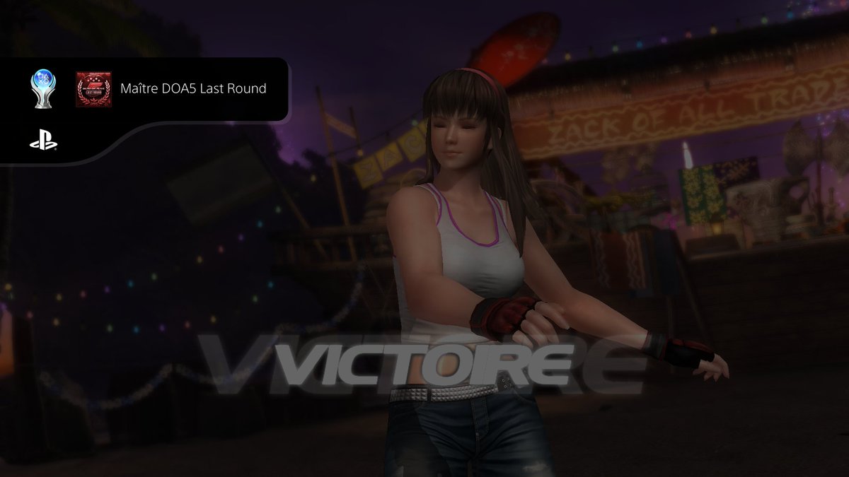DRZ49's tweet photo. DEAD OR ALIVE 5 LAST ROUND PLATINE 🏆
#ps5 #playstation #doa5lr https://t.co/Fi0TkzsnLQ