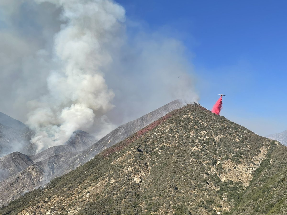 <a href="/CHPsouthern/">CHP Southern</a> #ForkFire 
Current wildfire acres is 250, burning towards Sheep Mt. Wilderness. Air and ground support are on it! 

East Fork Rd is closed from Highway 39 to Glendora Mountain Road by <a href="/CHPsouthern/">CHP Southern</a>.

<a href="/LACOFD/">LACoFD</a> <a href="/LASDHQ/">LA County Sheriffs</a> <a href="/CAL_FIRE/">CAL FIRE</a> <a href="/VCFD/">Ventura County Fire</a>