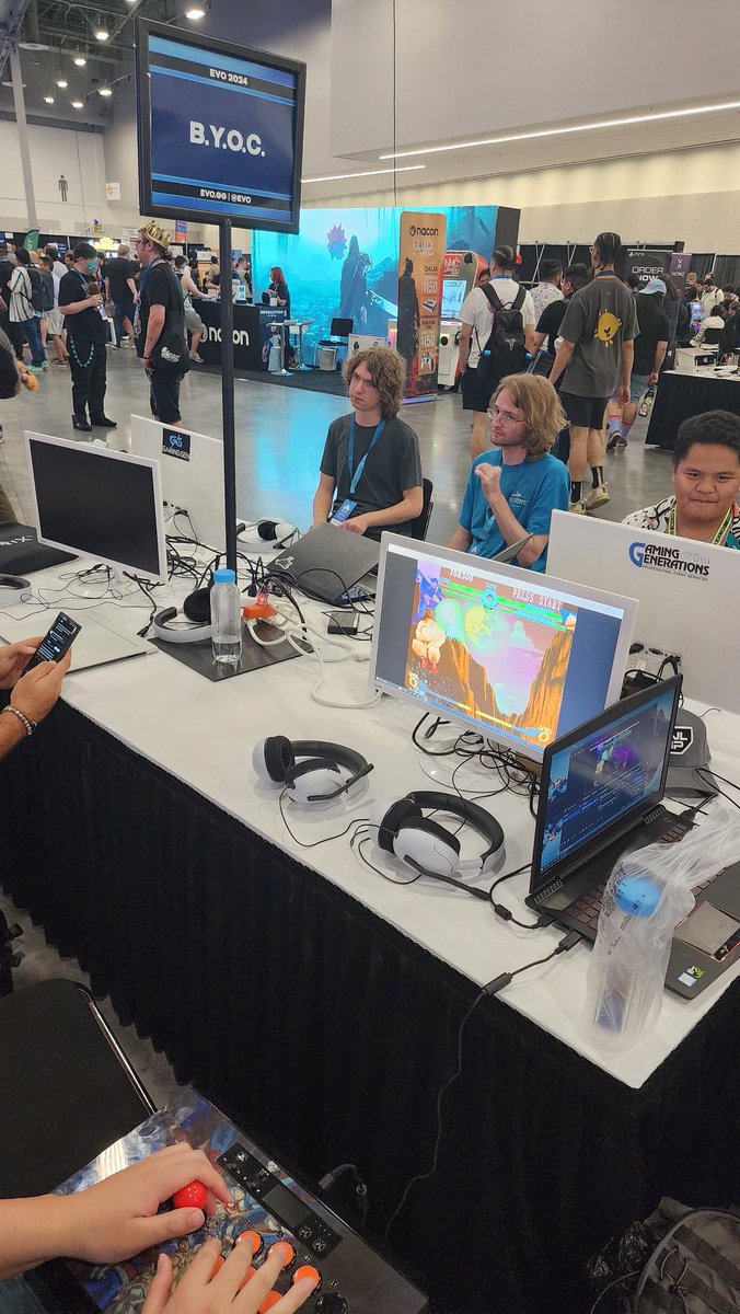 X-Men vs Street Fighter at EVO is here!

We are set up for check-in and practice! Please try to check in before 8:00pm. 

We are then first table on the right side of the entrance in the BYOC section.
