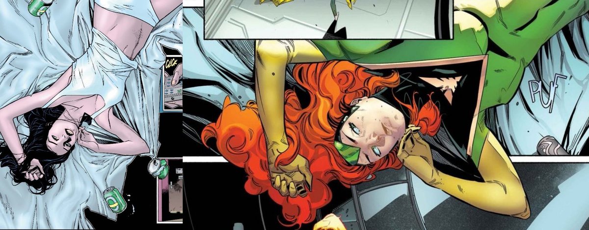 letsquotexmen's tweet photo. I wanted to explore the similarities from Phoenix to Coipel . So here is what I did I merged Coipel Jessica to  Jean Grey . I will say they fit perfectly width &amp; length . The only editing I had to was erase The Phoenix costume . WOW! #Phoenix  look at the end result  #Xmem https://t.co/VgqXWQWpuy
