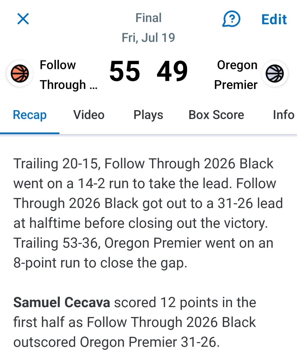 Follow Through SA tweet media